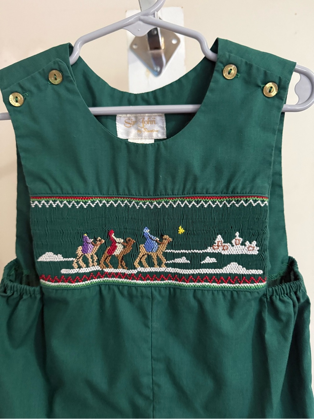 Sir John Smocked Three Wise Men Jon Jon - Picture 3 of 12